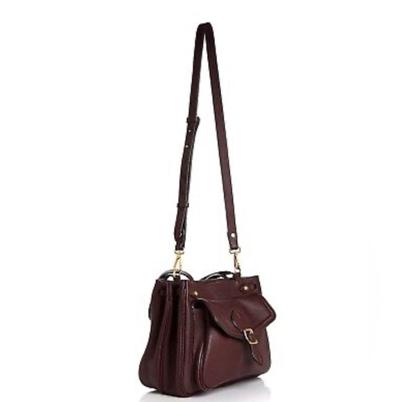 Annabel Ingall leather satchel in Bordo